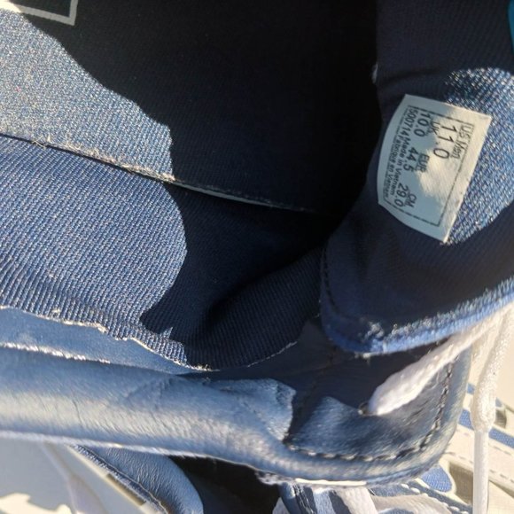 Vans blue men's size 11 skater shoes checkered - Picture 11 of 12